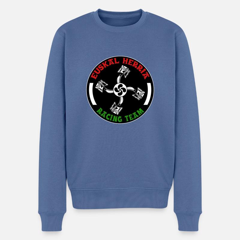 Basque racing team 1 - Pull Premium bio Homme - bleu pigeon