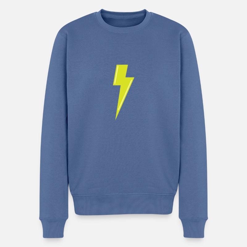 boulon d'éclairage - Pull Premium bio Homme - bleu pigeon