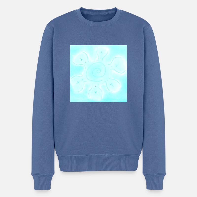 SOLESASO AZULITO - Pull Premium bio Homme - bleu pigeon