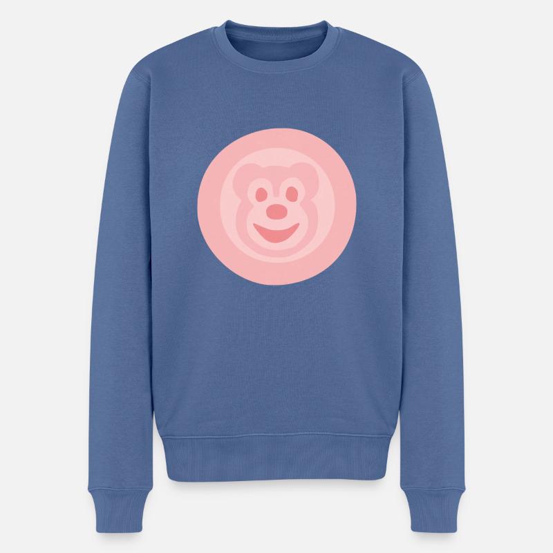 Bärchenwurst - Pull Premium bio Homme - bleu pigeon