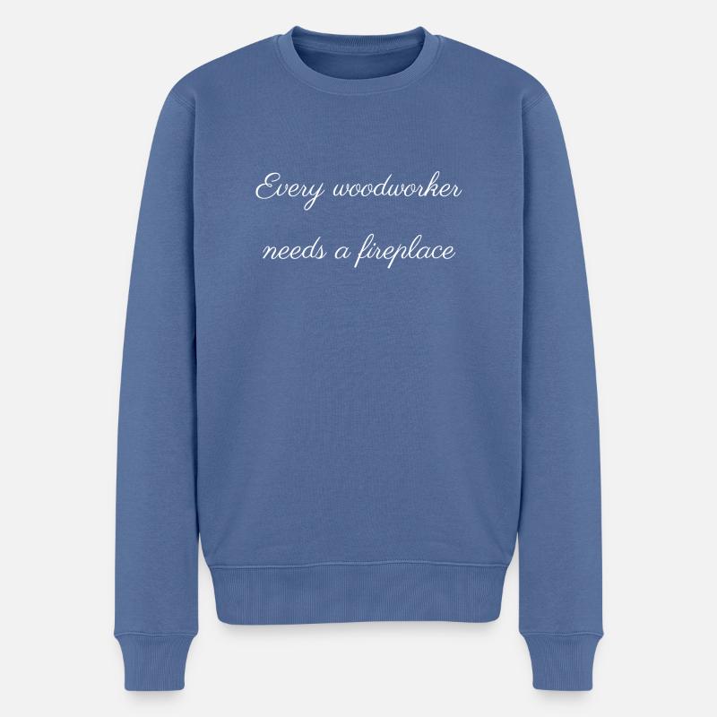 terrier geburtstag lustiger spruch dogge - Männer Premium Bio Pullover - Taubenblau