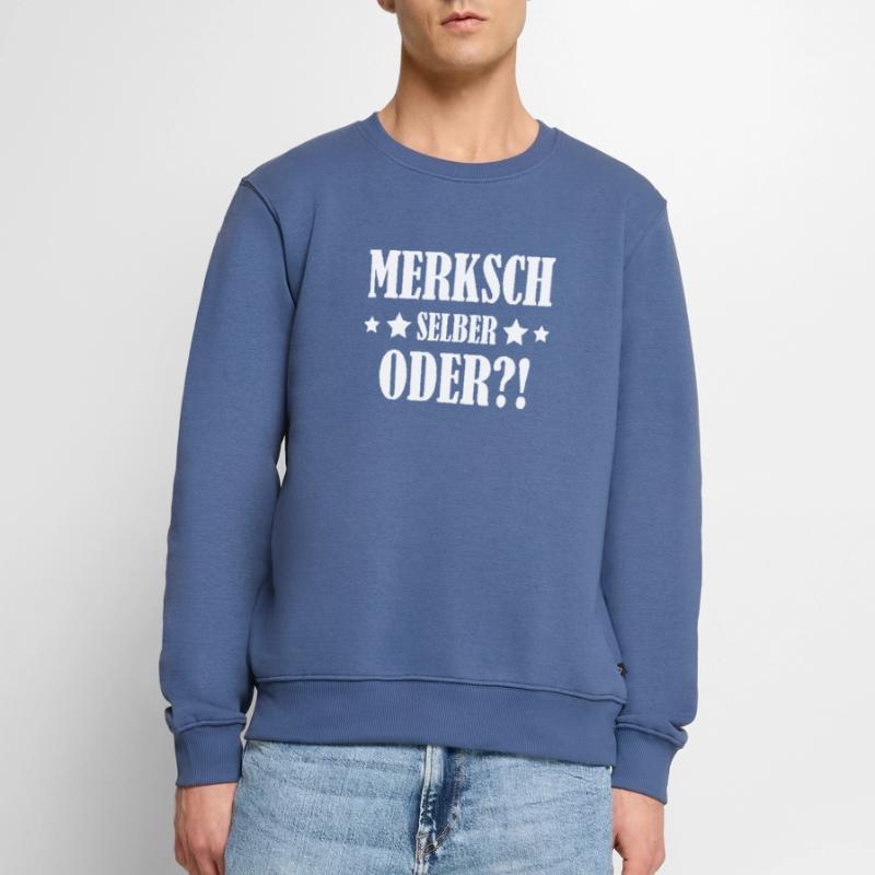 merksch selber oder Männer Premium Bio Pullover