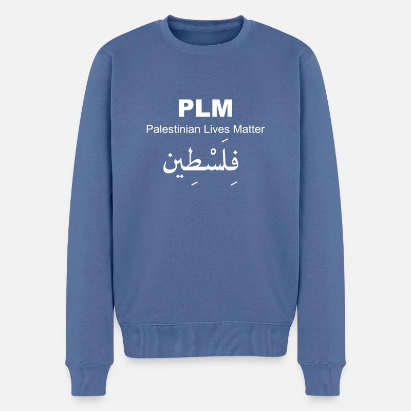 les vies palestiniennes comptent - Pull Premium bio Homme - bleu pigeon