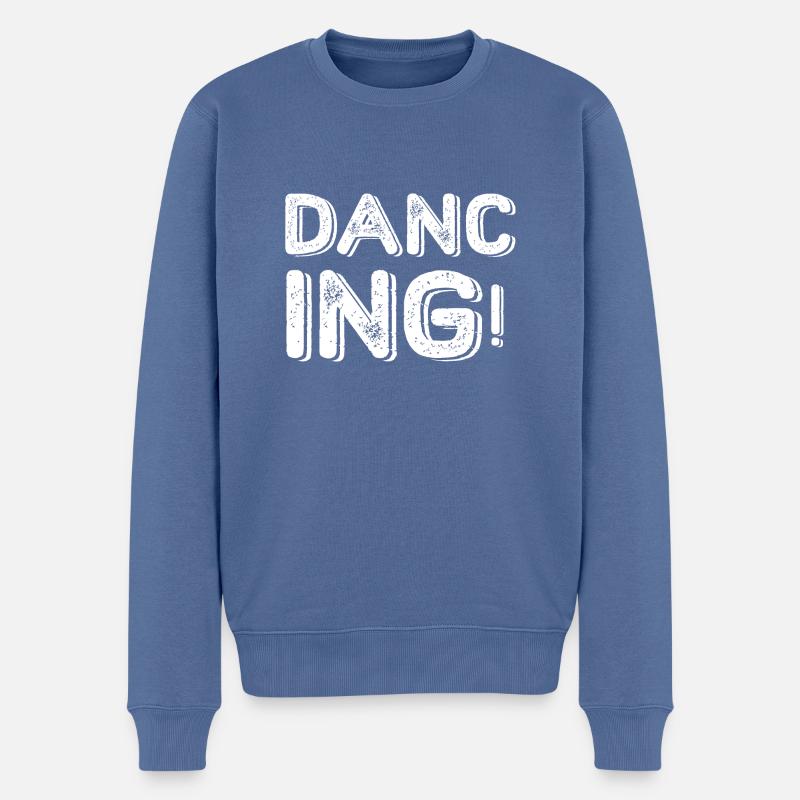 Danse Musique de danse - Pull Premium bio Homme - bleu pigeon