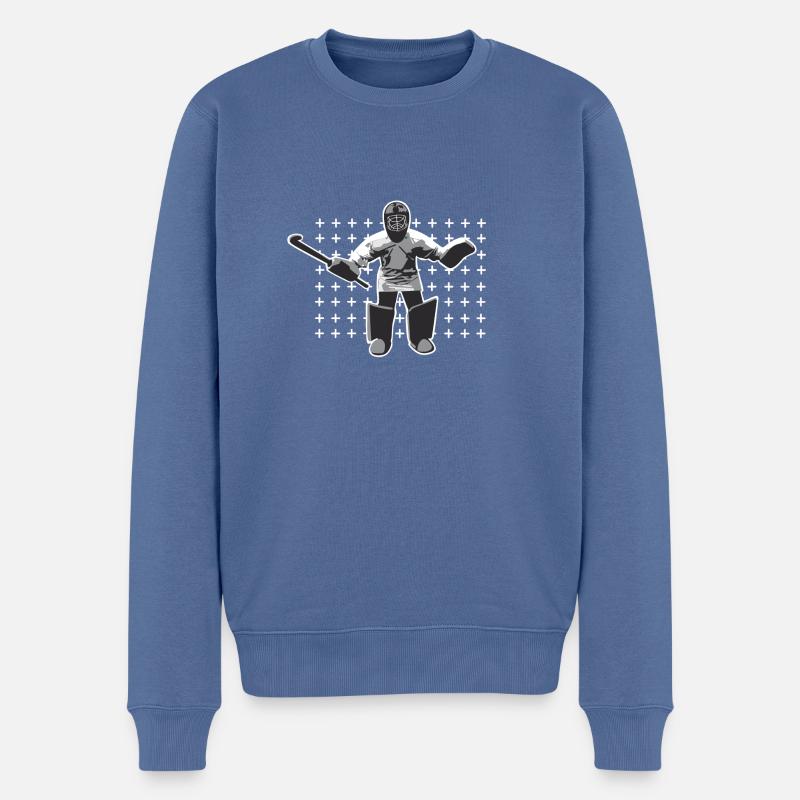 Gardiens de hockey - Pull Premium bio Homme - bleu pigeon