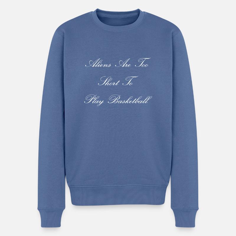 abduction basketball dad ankle breaker - Männer Premium Bio Pullover - Taubenblau