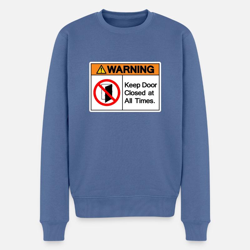 my house my rules - Pull Premium bio Homme - bleu pigeon