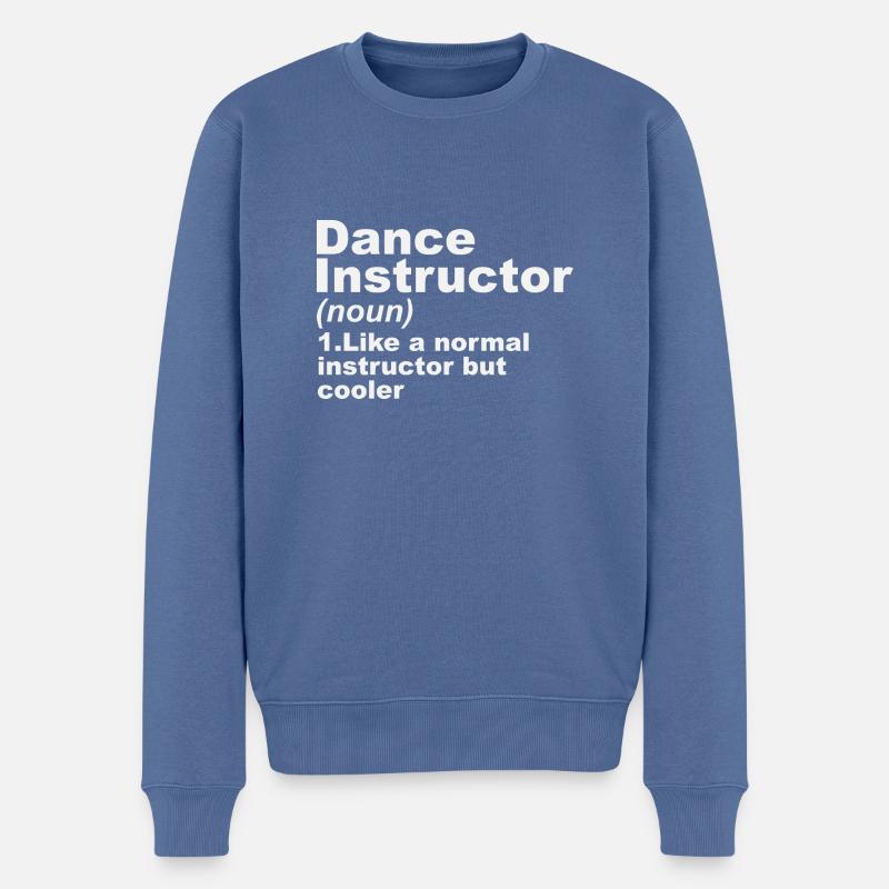 Définition de professeur de danse - Pull Premium bio Homme - bleu pigeon