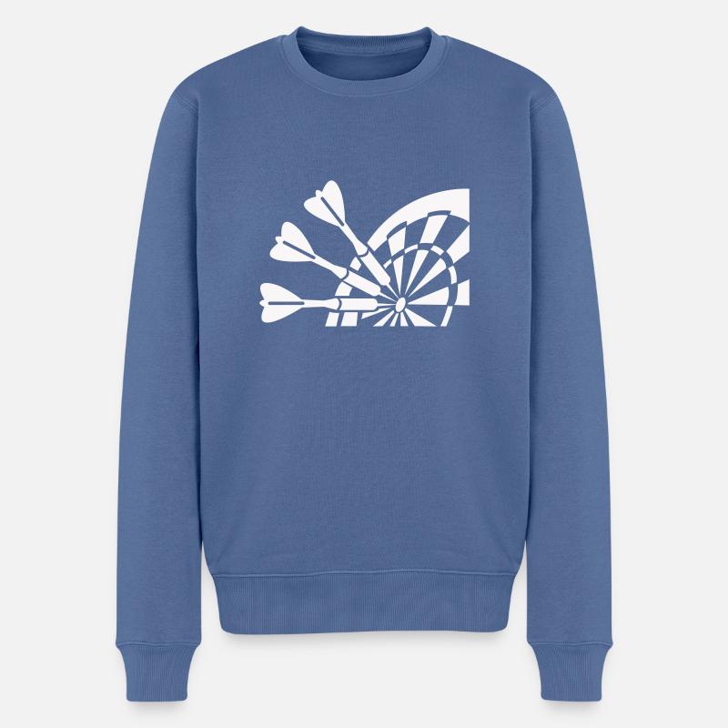 Dard - Pull Premium bio Homme - bleu pigeon