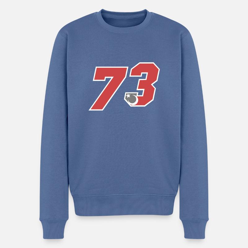 Şırnak - Männer Premium Bio Pullover - Taubenblau