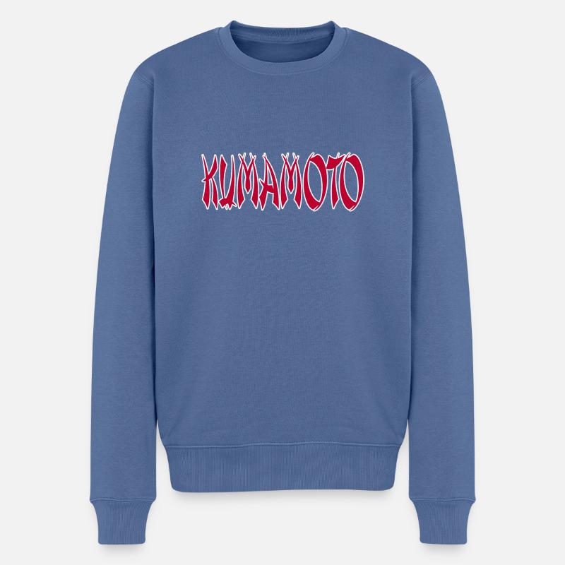 Kumamoto - Pull Premium bio Homme - bleu pigeon