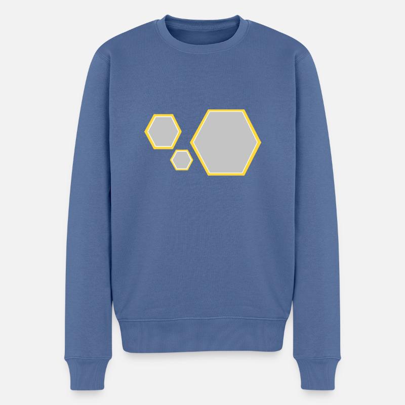 Star Force Emblem - Männer Premium Bio Pullover - Taubenblau