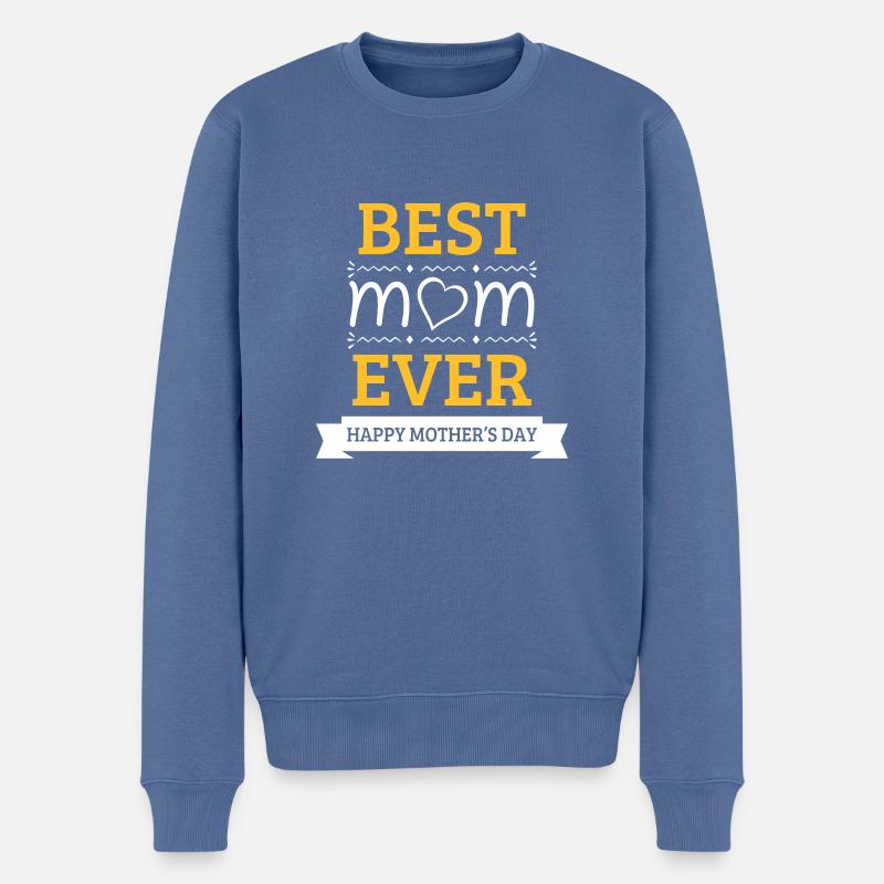 La meilleure maman jamais - Pull Premium bio Homme - bleu pigeon