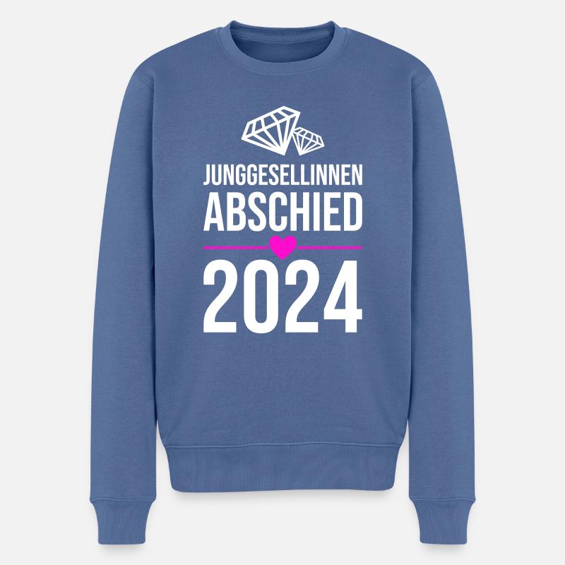 Malle 2024 - Männer Premium Bio Pullover - Taubenblau