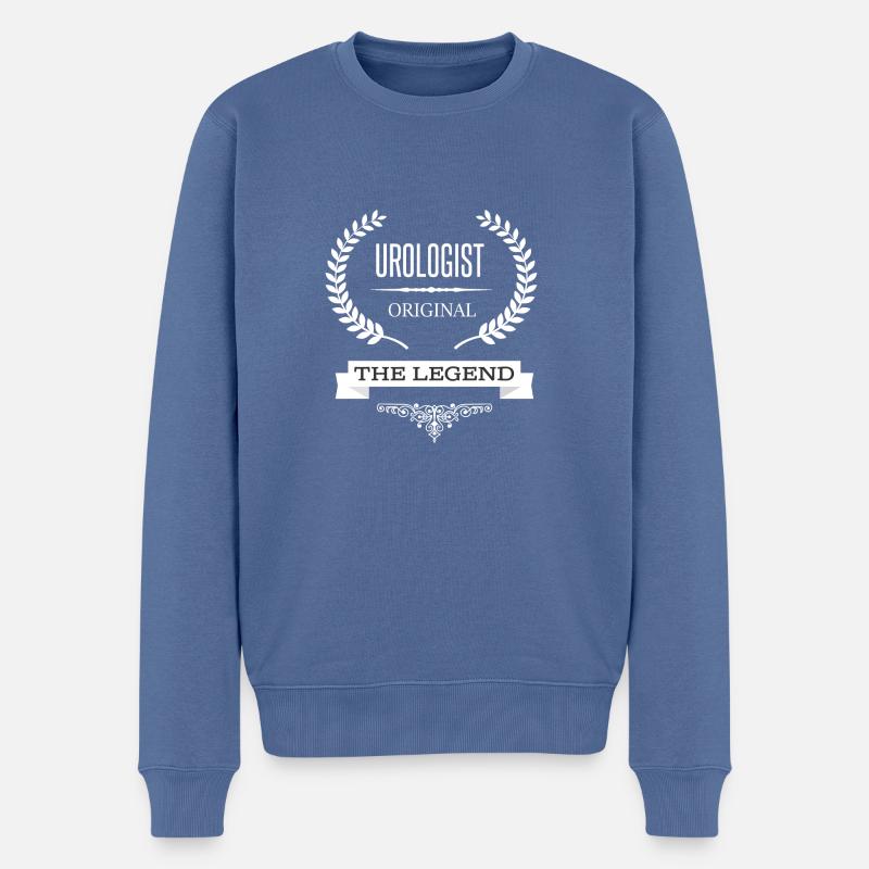 Urologist - Männer Premium Bio Pullover - Taubenblau