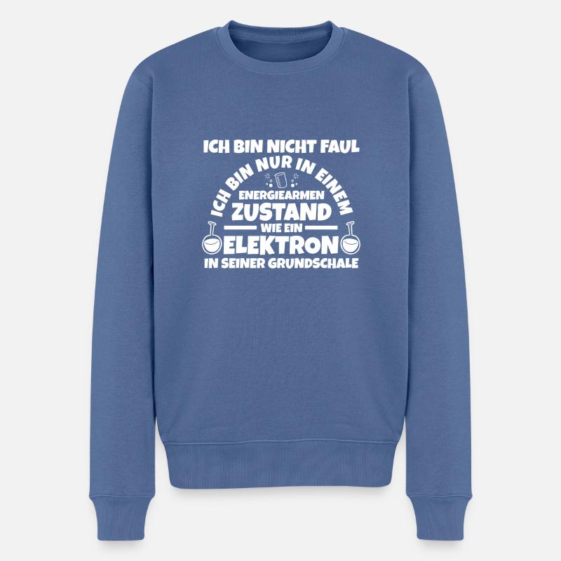 Chimiste Sciences Physique Chimie - Pull Premium bio Homme - bleu pigeon