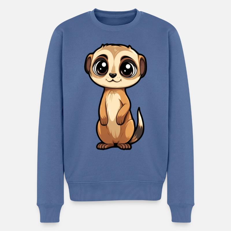 Suricate - Pull Premium bio Homme - bleu pigeon