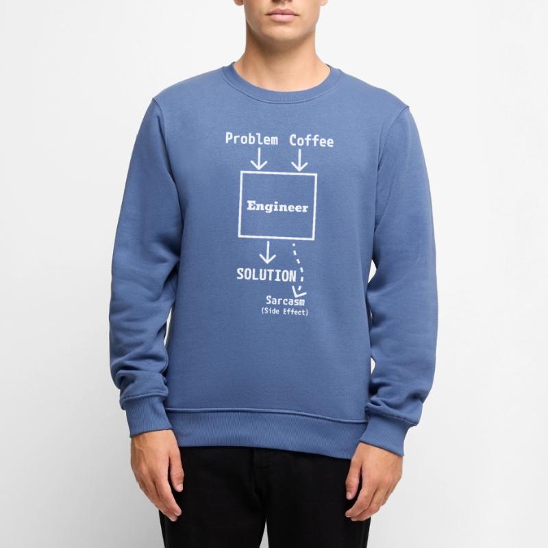 Engineer Input & Output (light) Männer Premium Bio Pullover