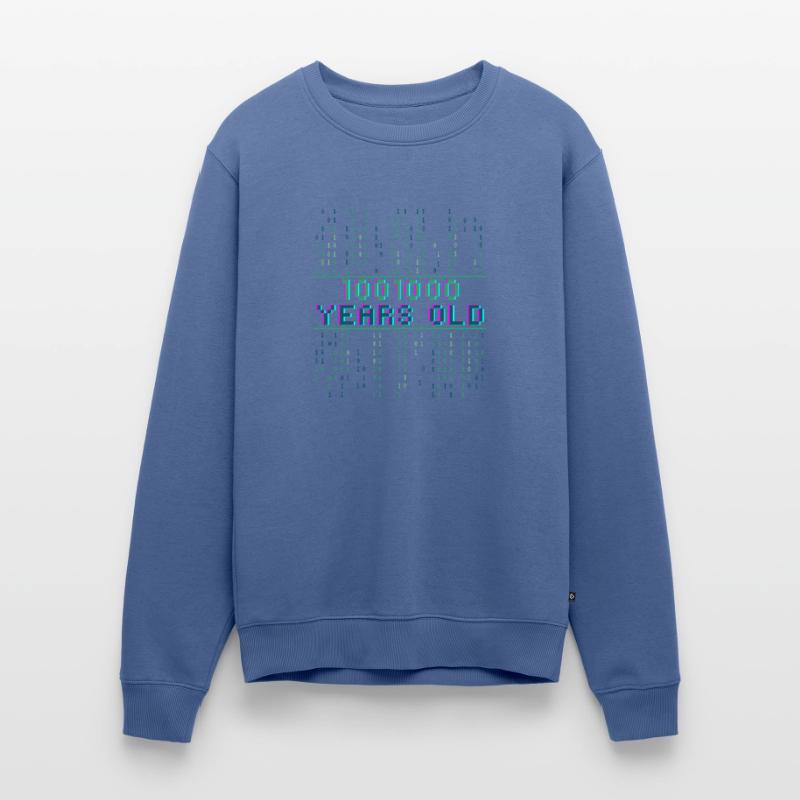 72nd Birthday 72 years old Binary Code Computer Science Men's Premium Organic Jumper