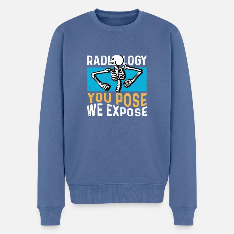 Wir setzen aus Ob-Gynem Gift - Männer Premium Bio Pullover - Taubenblau