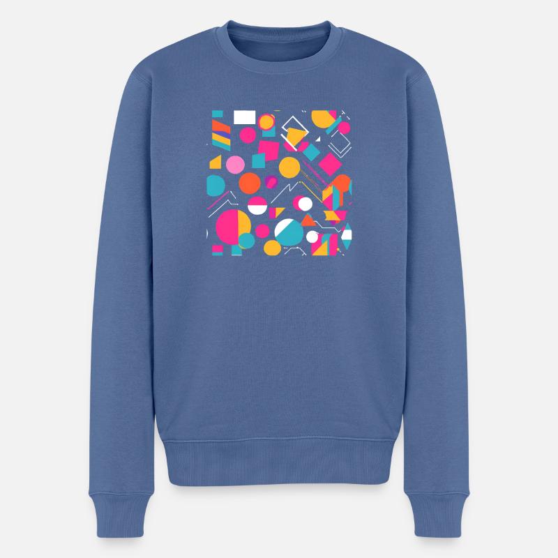 Couleurs vives - Pull Premium bio Homme - bleu pigeon