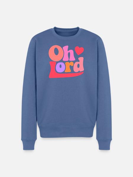 Seigneur - Pull Premium bio Homme - bleu pigeon
