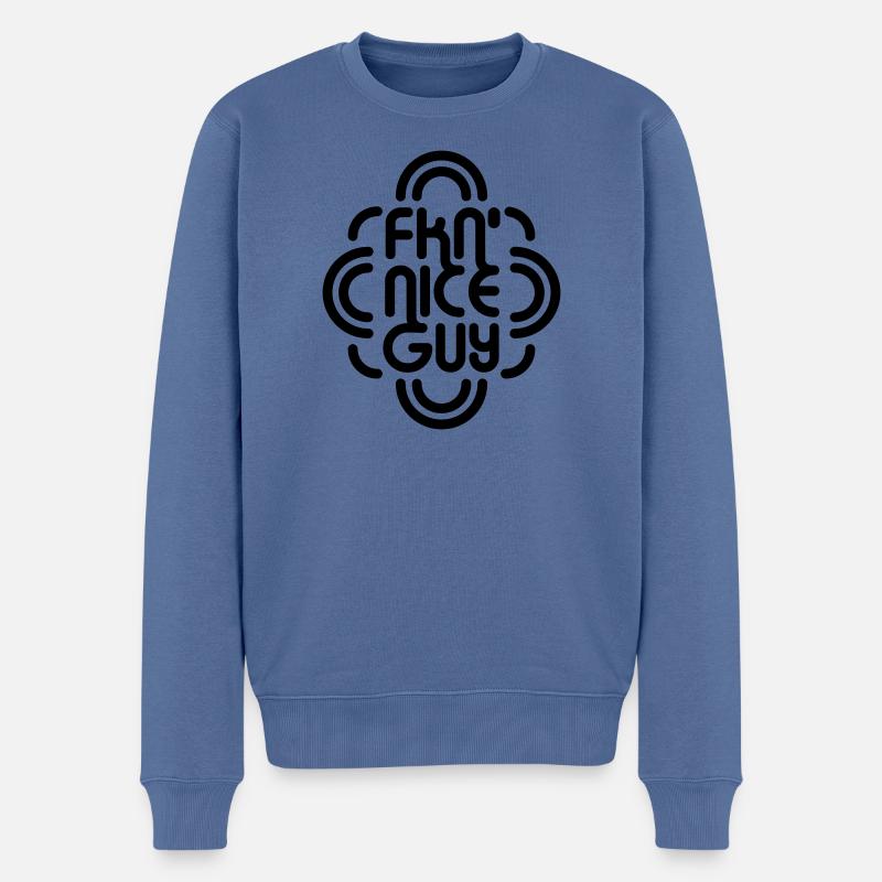 FKN Gentil gars - Pull Premium bio Homme - bleu pigeon