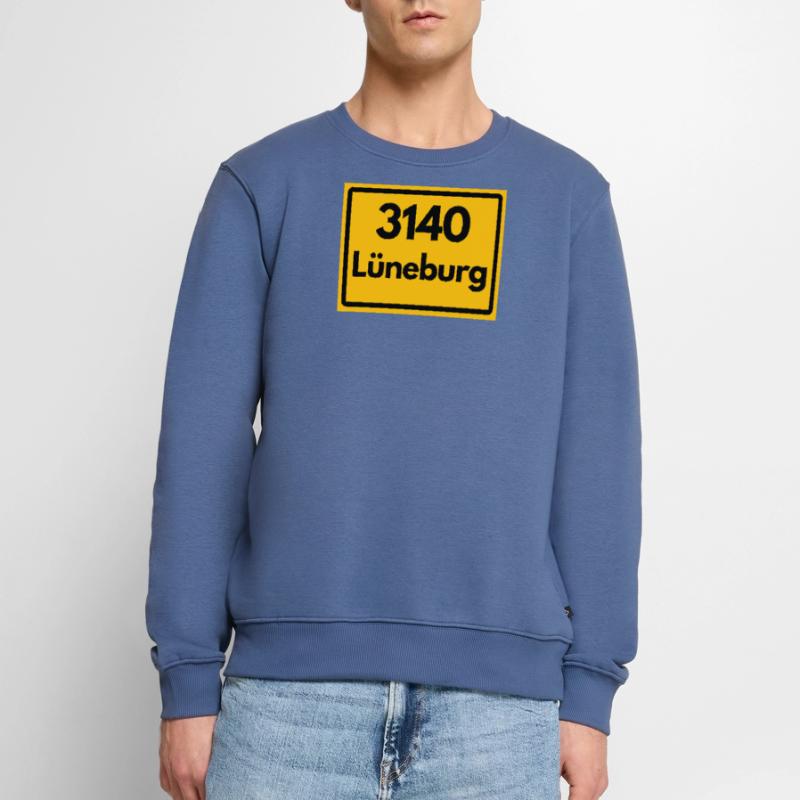 OLD POSTCODE POSTCODE RETRO 3140 LÜNEBURG – SALZ Men's Premium Organic Jumper