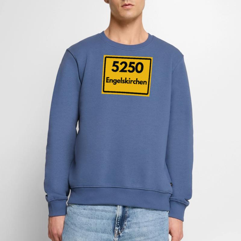 OLD POSTCODE POSTCODE RETRO 5250 ENGELSKIRCHEN Men's Premium Organic Jumper