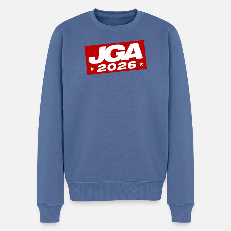 Jga 2026 Junggesellenabschied - Männer Premium Bio Pullover - Taubenblau
