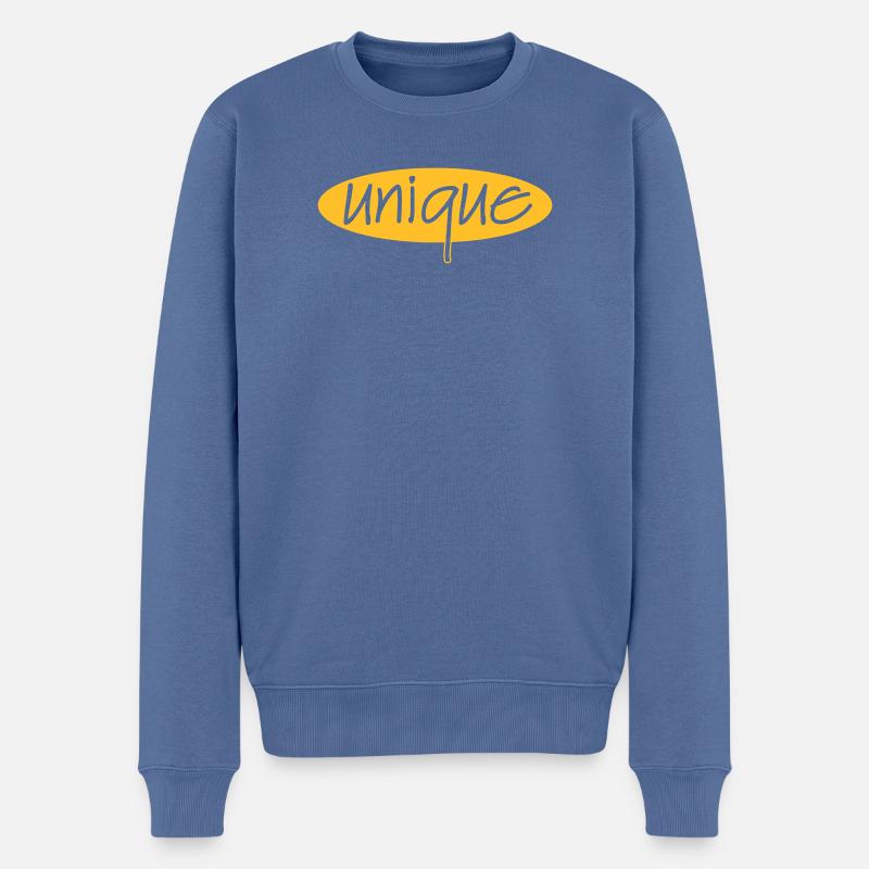 unique - Pull Premium bio Homme - bleu pigeon