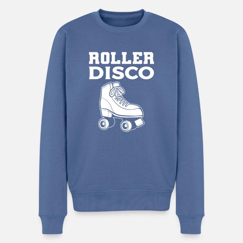 Roll disco Hobbyist Gift - Men's Premium Organic Jumper - stone blue