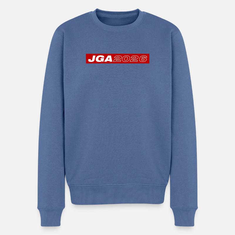 Jga 2026 Junggesellenabschied - Männer Premium Bio Pullover - Taubenblau