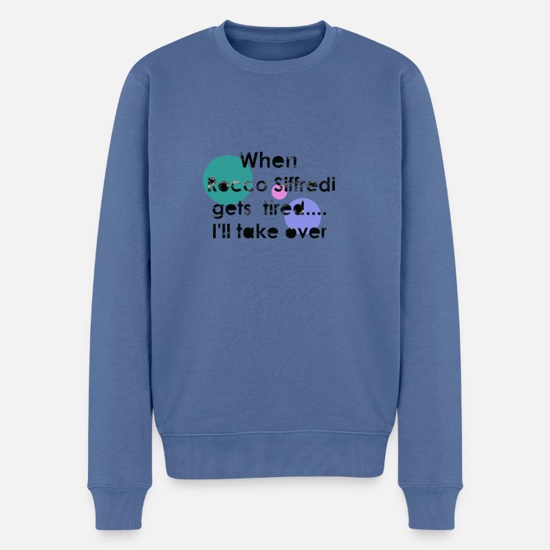Oncle Rocco - Pull Premium bio Homme - bleu pigeon