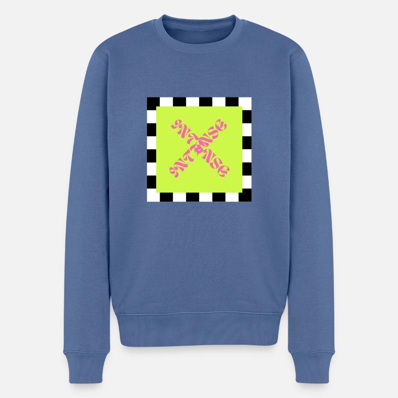 \\INTENSE// - Pull Premium bio Homme - bleu pigeon