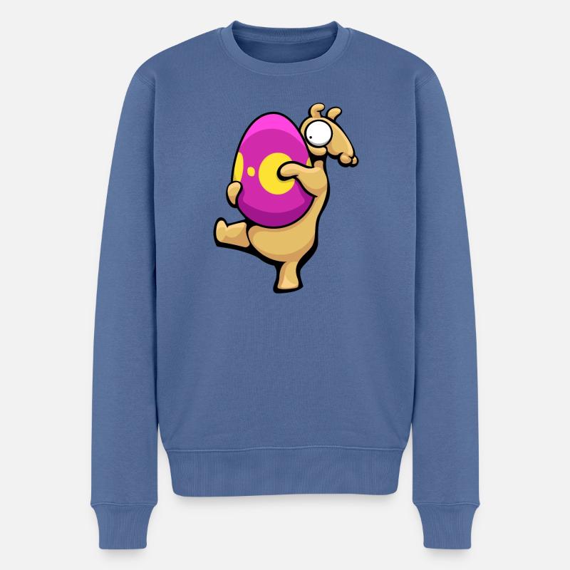 DalEI Lama - Männer Premium Bio Pullover - Taubenblau
