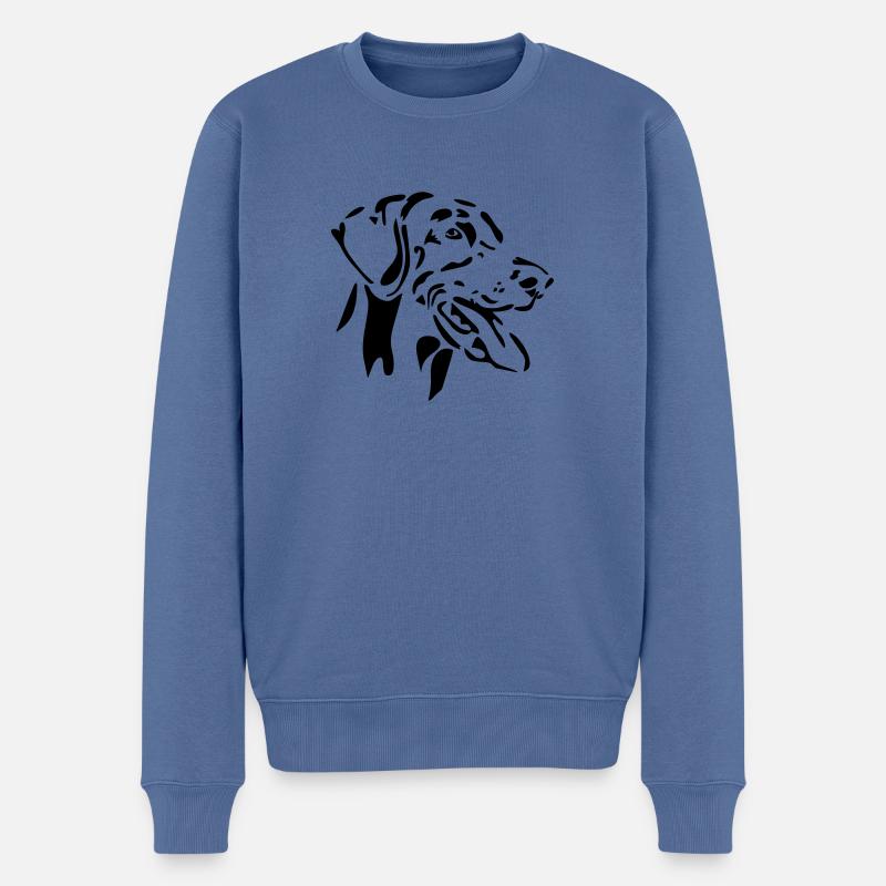 Dobermann - Männer Premium Bio Pullover - undefined