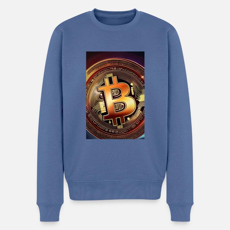 BTC - Männer Premium Bio Pullover - Taubenblau