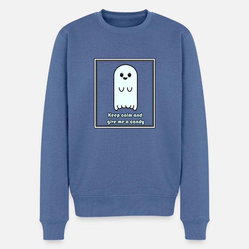 Fantôme Vute - Pull Premium bio Homme - bleu pigeon
