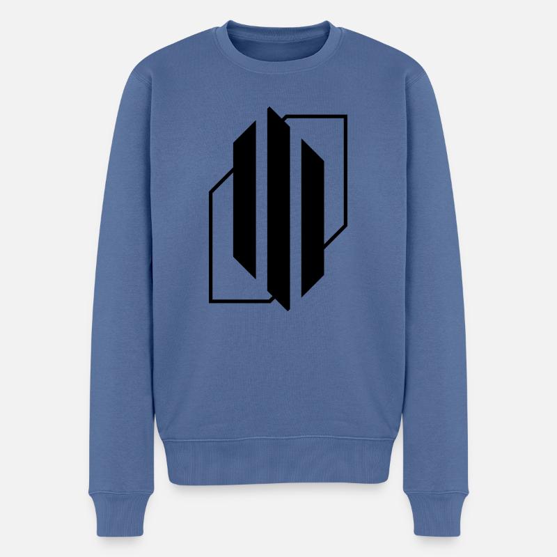 Symbole NR 3 - Pull Premium bio Homme - bleu pigeon