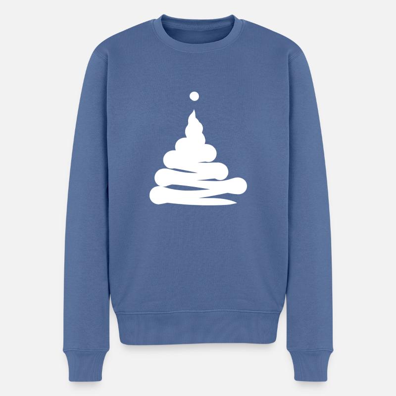 Pile de point d'exclamation - Pull Premium bio Homme - bleu pigeon