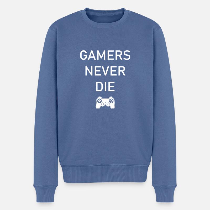 Jeu PC de jeu - Pull Premium bio Homme - bleu pigeon