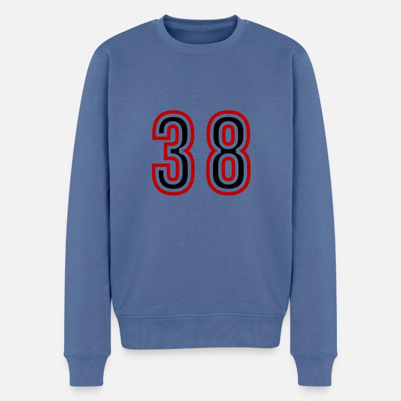 Maillot 38 Années - Pull Premium bio Homme - bleu pigeon