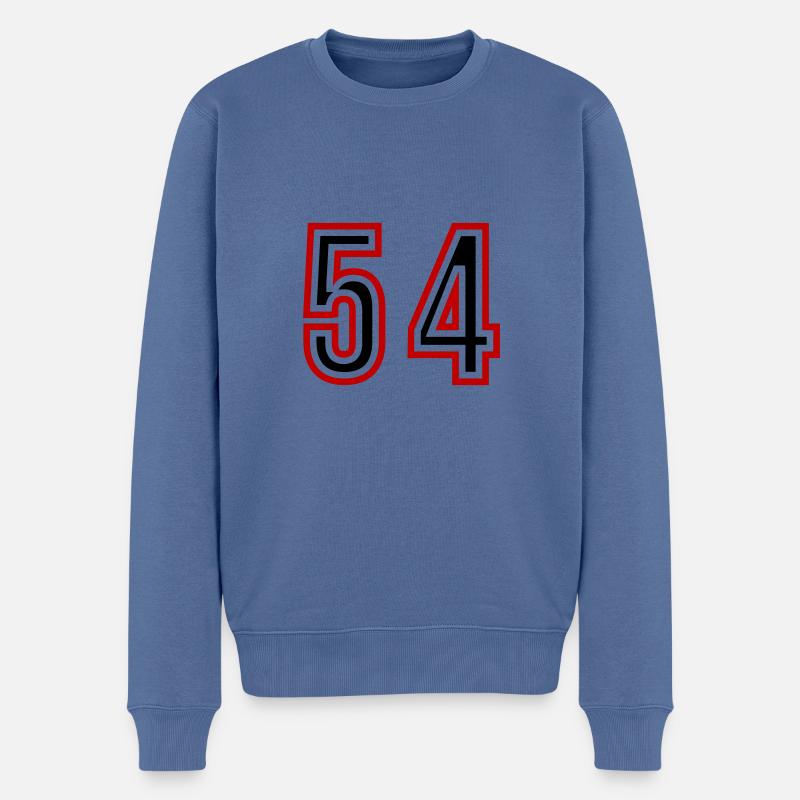 Maillot 54 Années - Pull Premium bio Homme - bleu pigeon