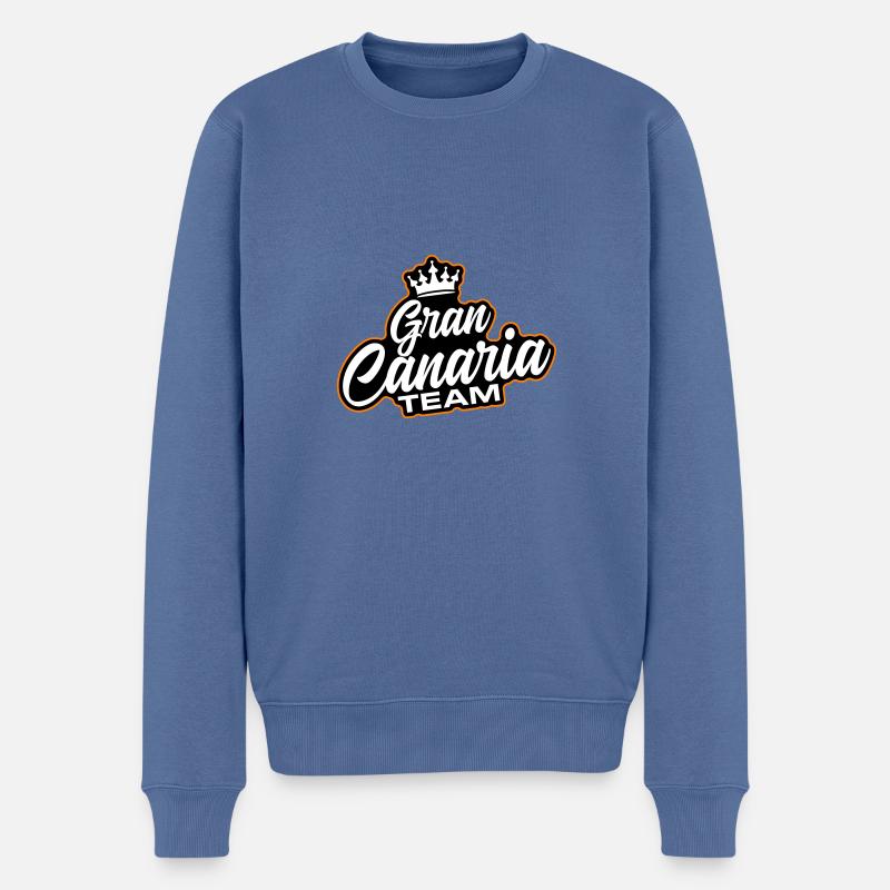 L’équipe de Gran Canaria - Pull Premium bio Homme - bleu pigeon