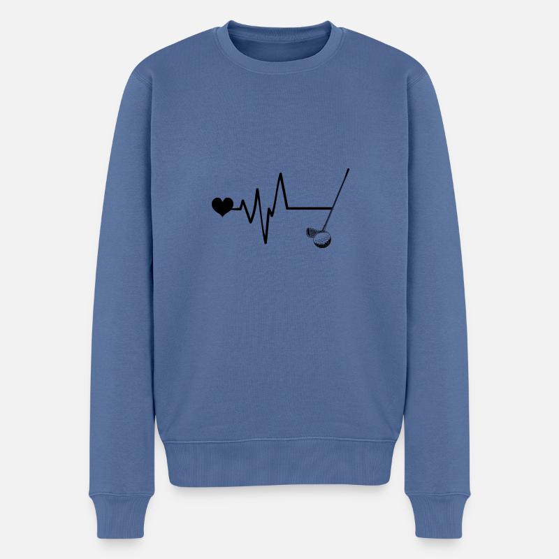 Golf Sport Pulse Love - Pull Premium bio Homme - bleu pigeon