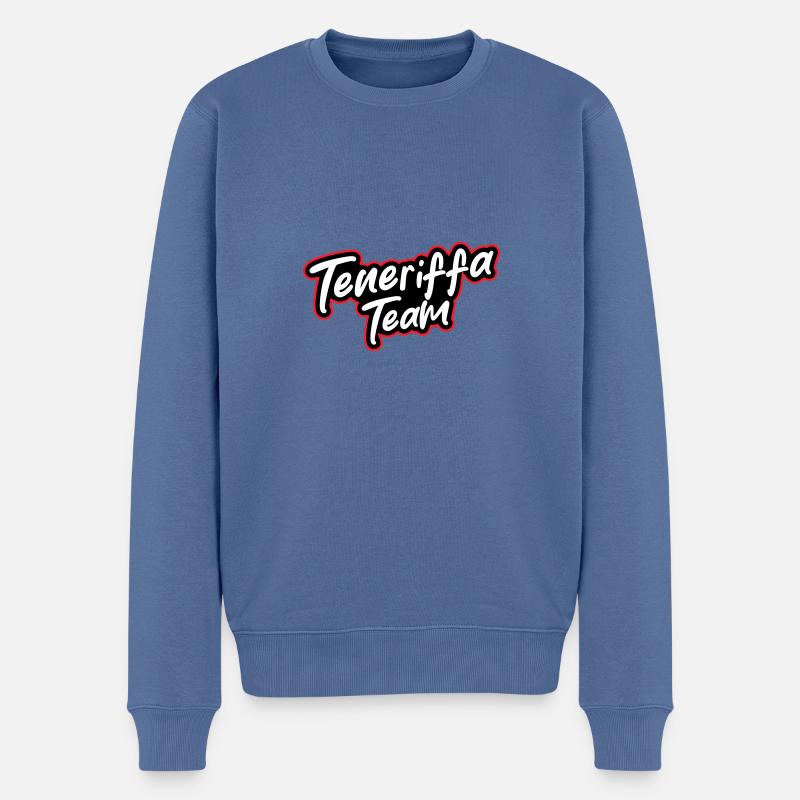 Teneriffa Team - Männer Premium Bio Pullover - Taubenblau