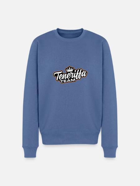 Tenerife Team - Men's Premium Organic Jumper - stone blue