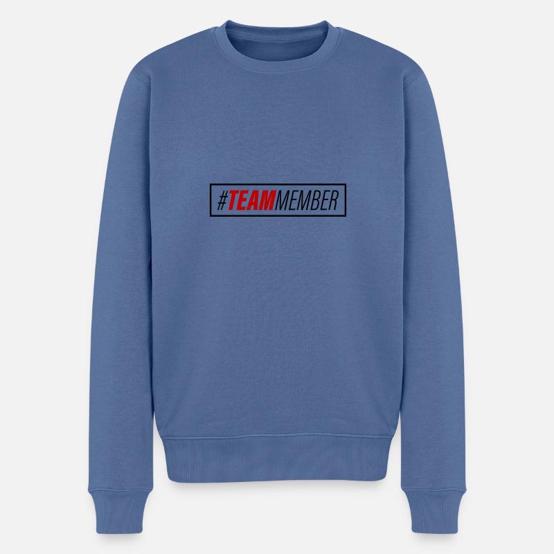 Icône de l’équipe - Pull Premium bio Homme - bleu pigeon