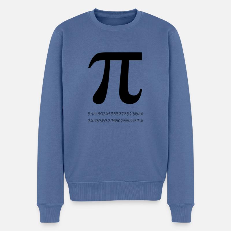 Pi - Pull Premium bio Homme - bleu pigeon